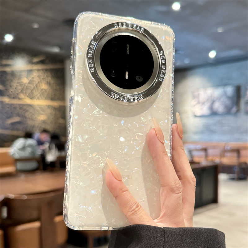 适用华为mate70pro手机保护壳新款mate70彩色贝壳纹外壳mate70pro