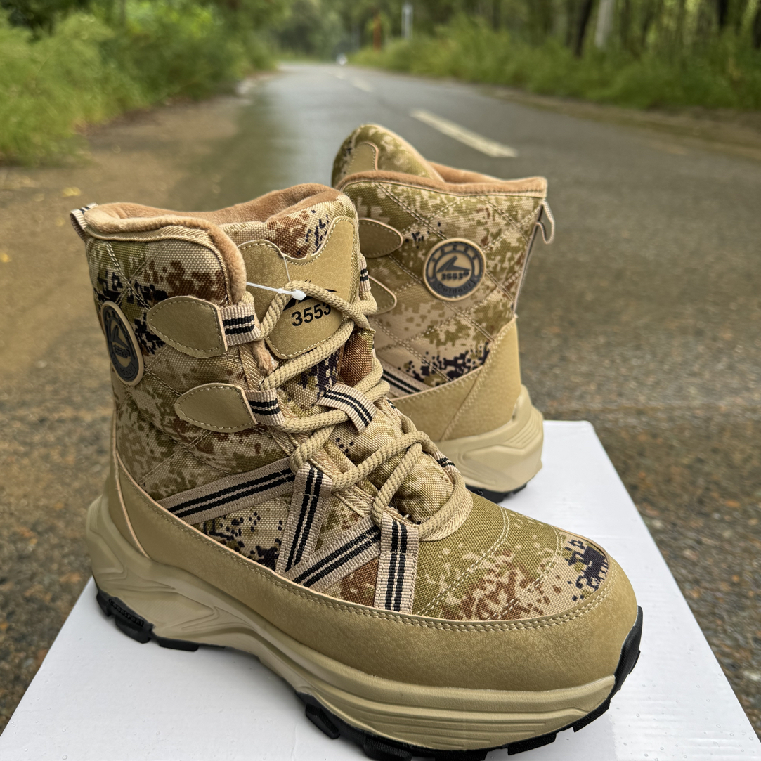 冬季超轻隔凉大底加厚羊毛保暖户外鞋