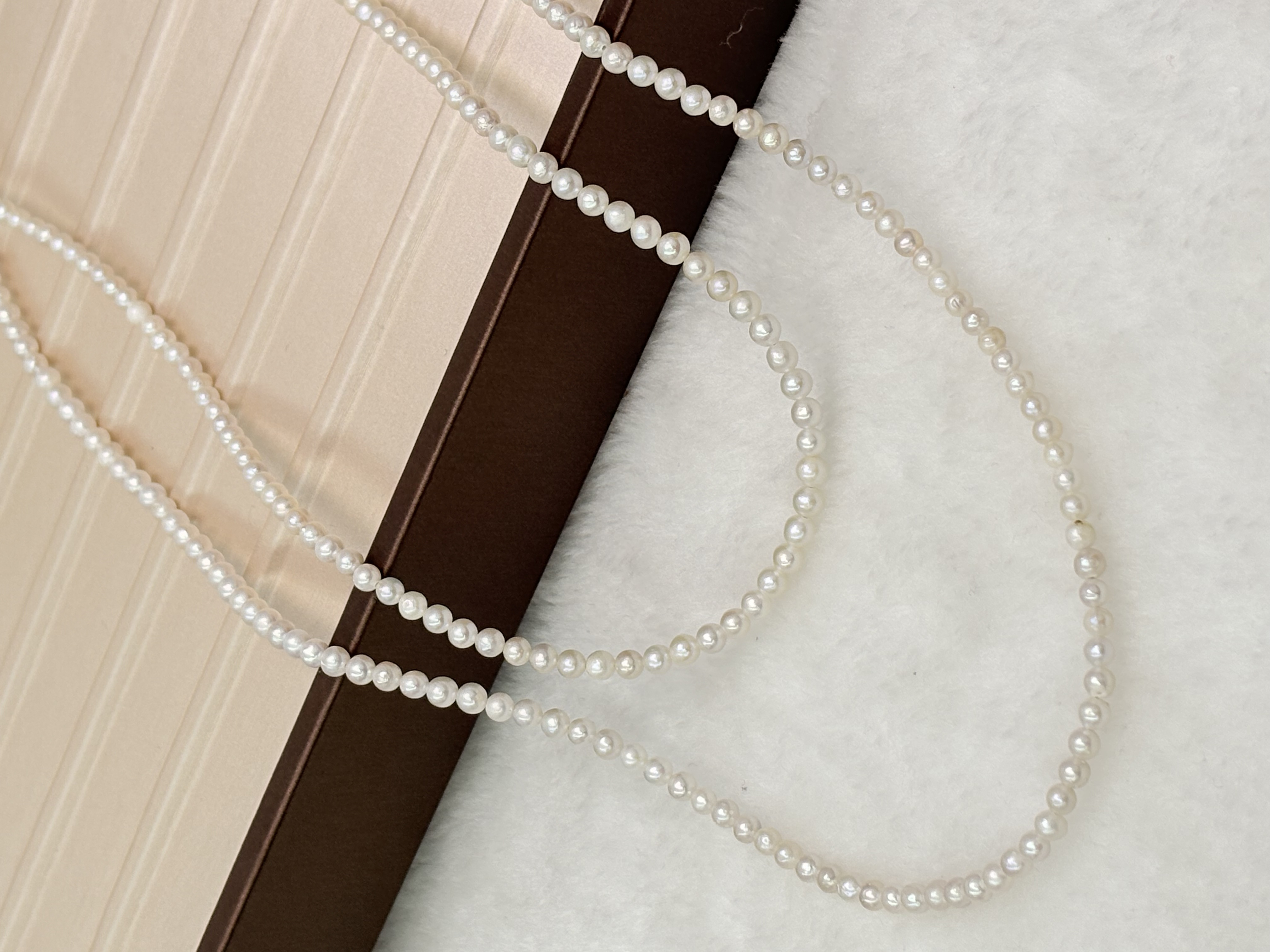 天然淡水珍珠 小米珠毛衣链时尚百搭长款项链