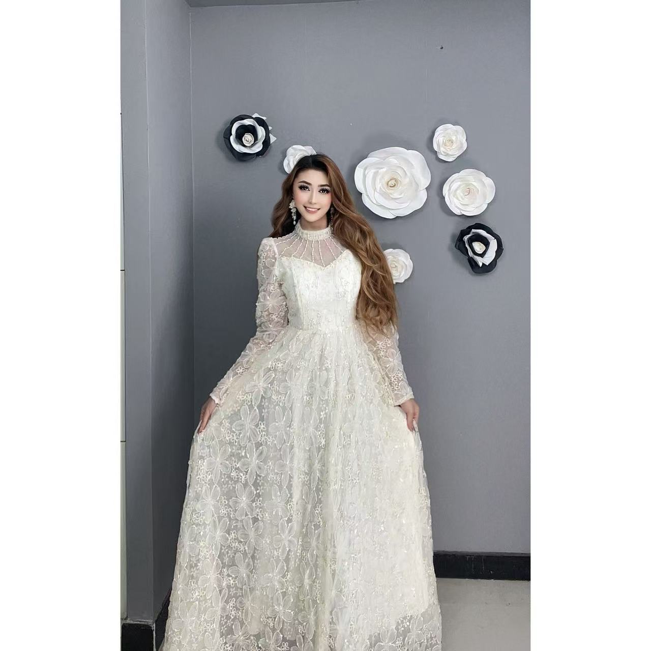 6227【包邮】新款时尚公主千金女装礼服连衣裙