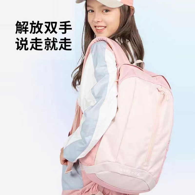 迪卡侬双肩包儿童旅行背包女运动轻便男童女童登山包学生书包KIDA