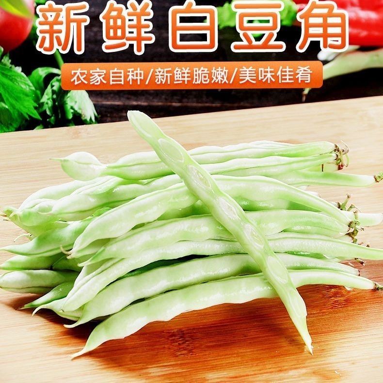【生鲜冷链】农家妈妈现摘现发3斤新鲜白不老白豆角芸豆角四季豆