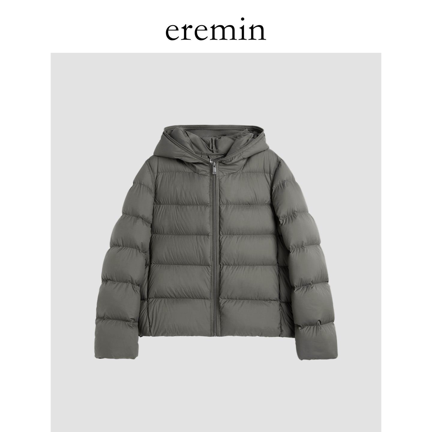 DE Mincollection轻量羽绒/高蓬松云朵泡芙排骨连帽羽绒服59278