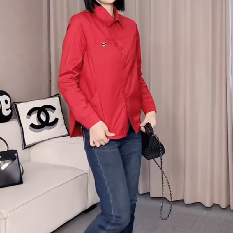大码2026年早春新款设计感长袖衬衫女百搭显瘦打底衫上衣