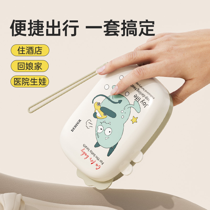奶瓶第三代婴儿便携奶瓶刷套装清洁刷外出携带沥水架收纳一体刷子
