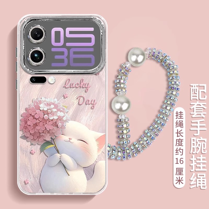 适用小米17promax新款手机壳15ultra硅胶防摔14pro保护套绣球猫