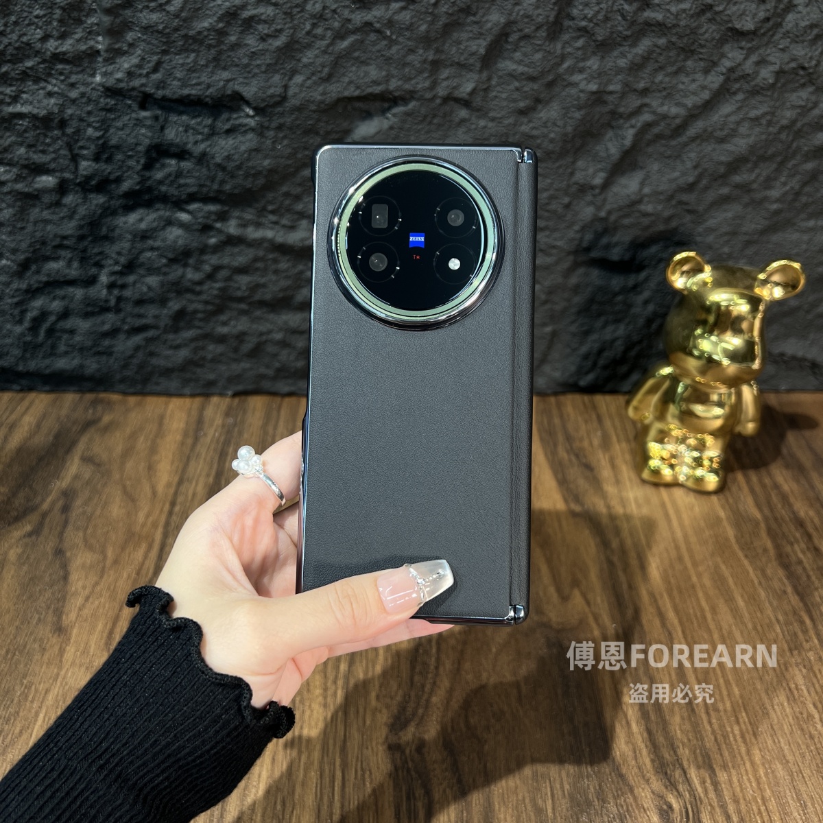 适用于vivo XFold5手机壳vivoxfold5折叠屏保护套超薄素皮中轴