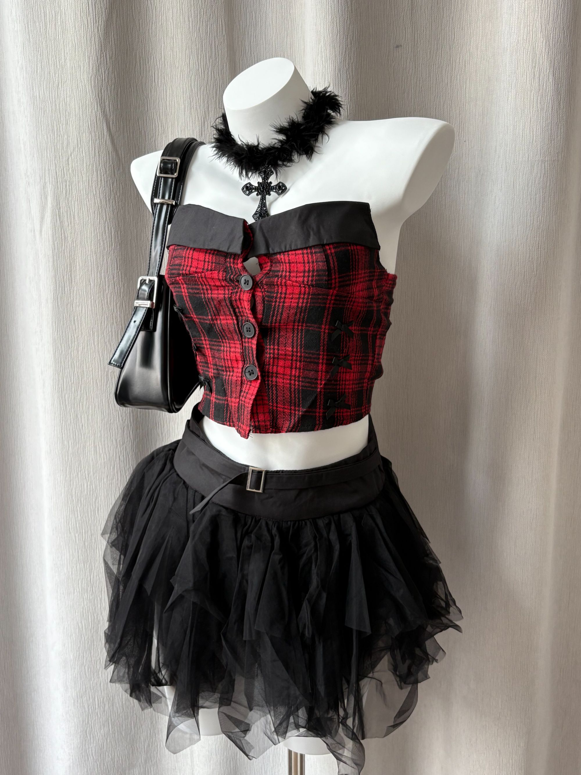 辣妹风温柔风连衣裙小众独特设计款时尚修身个性印花夏季气质