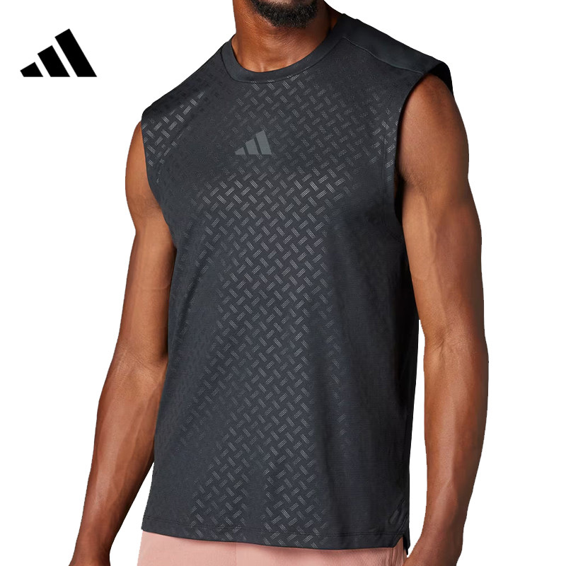 【流光风】【商城】adidas阿迪达斯男子3S TANK运动休闲无袖T恤JM3190