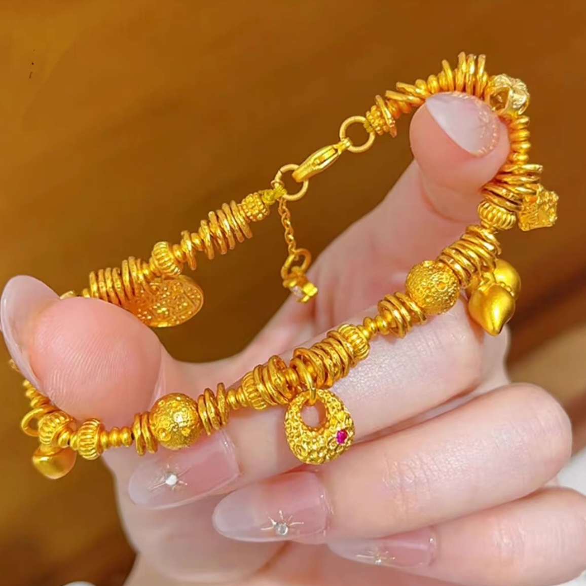 合金手链 【葫芦胖福】高级轻奢盘缠手链