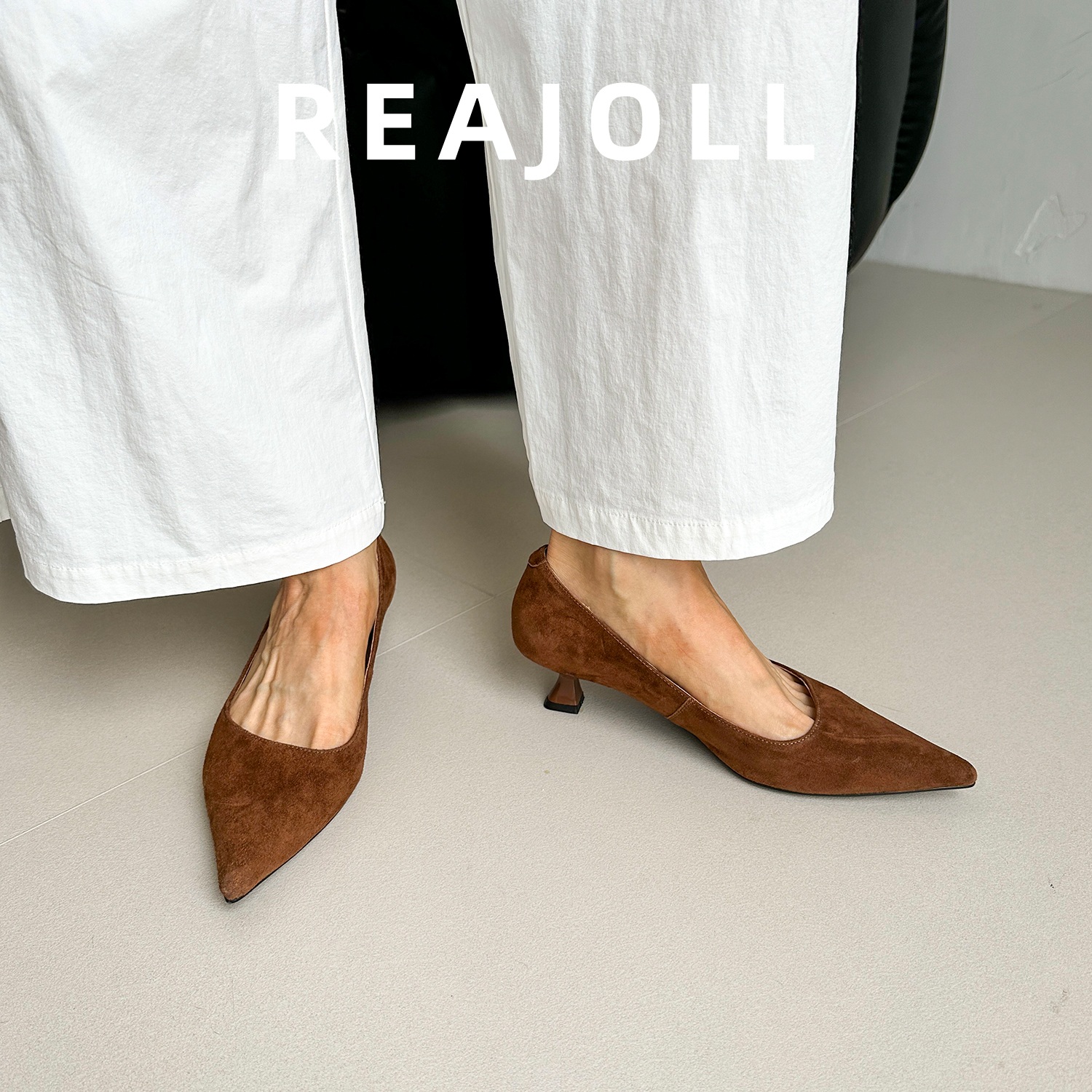 高跟鞋女优雅高级不累脚法式爆款2025新款配裙子的尖头时装单鞋子