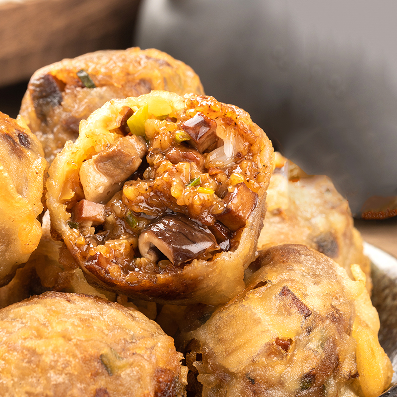 鹿蕉脆皮糯米鸡武汉特产小吃特色早餐加热即食半成品速食