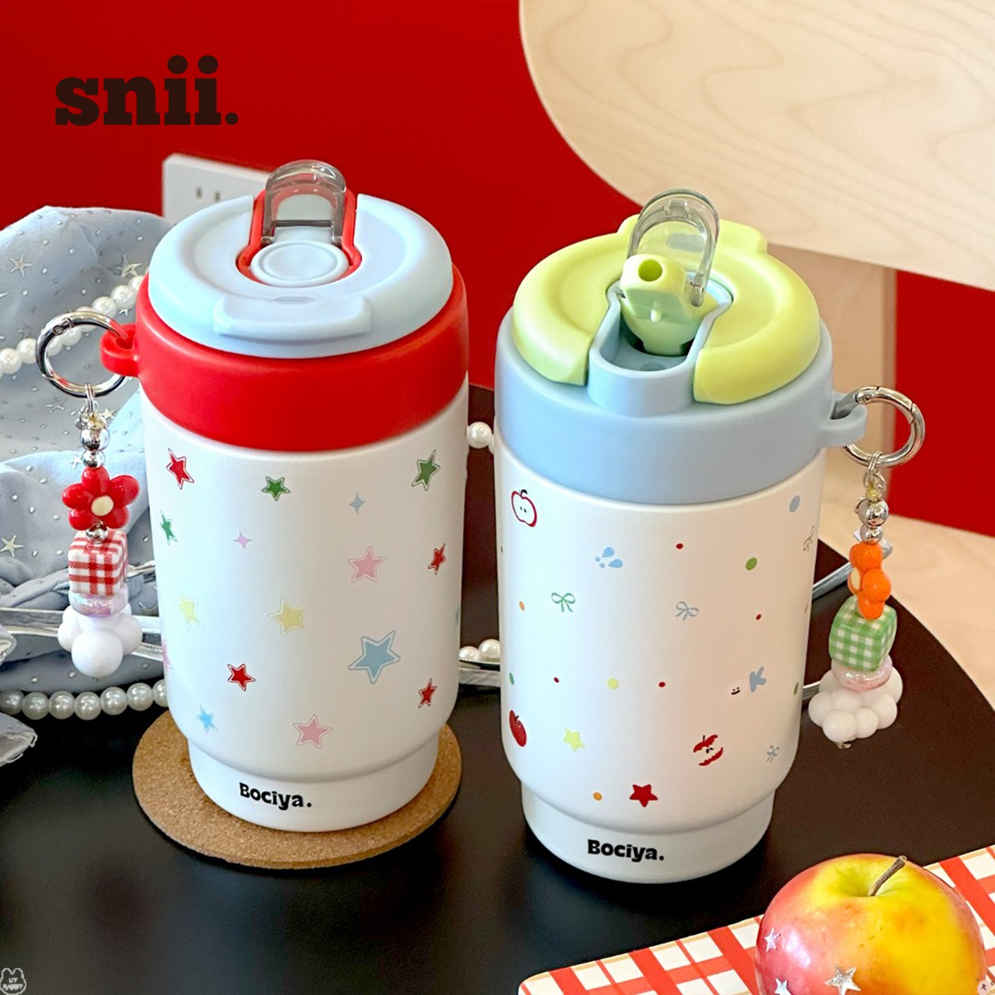 司音水杯高颜值女保温咖啡杯新款小巧便携保冷水杯子随行专用防摔