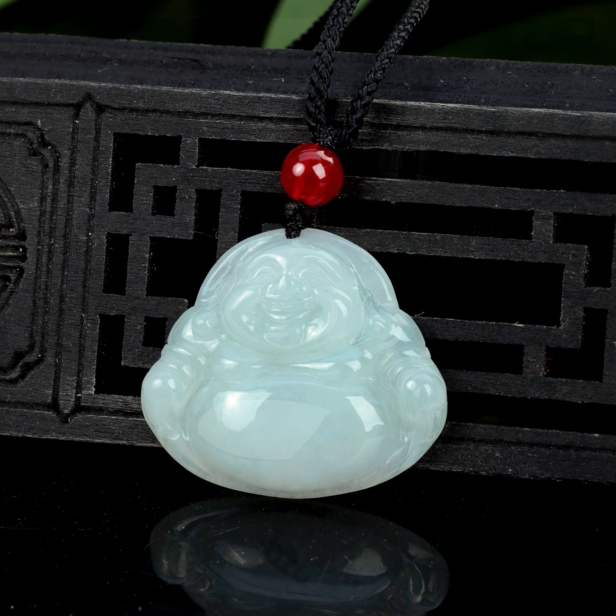 气质时尚百搭天然挂坠佛公吊坠天青色大肚佛187-186多样性发其一