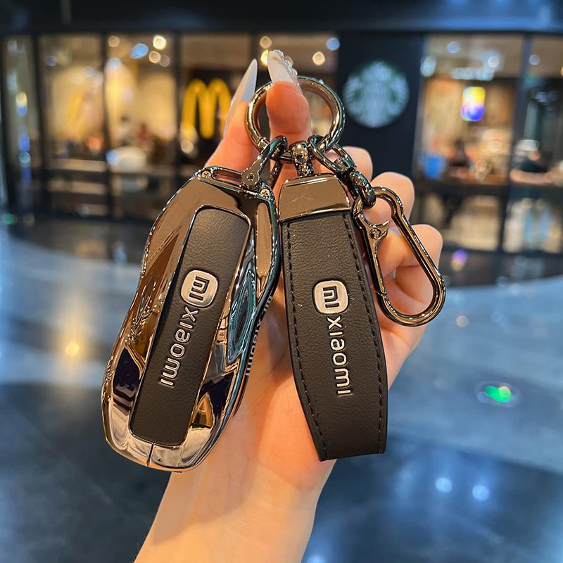 适用新小米su7钥匙套2025款su7pro智能su7max汽车专用YU7钥匙壳扣