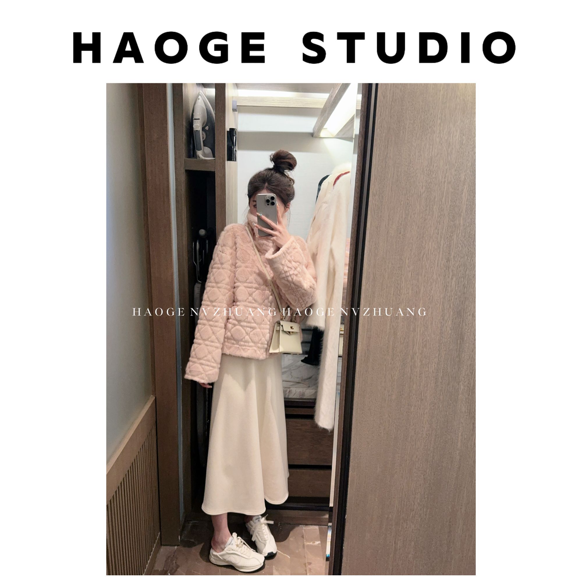 浩哥严选●白色恋人HGQ5BSQ4055A半身裙预简版日常百搭通勤秋冬款