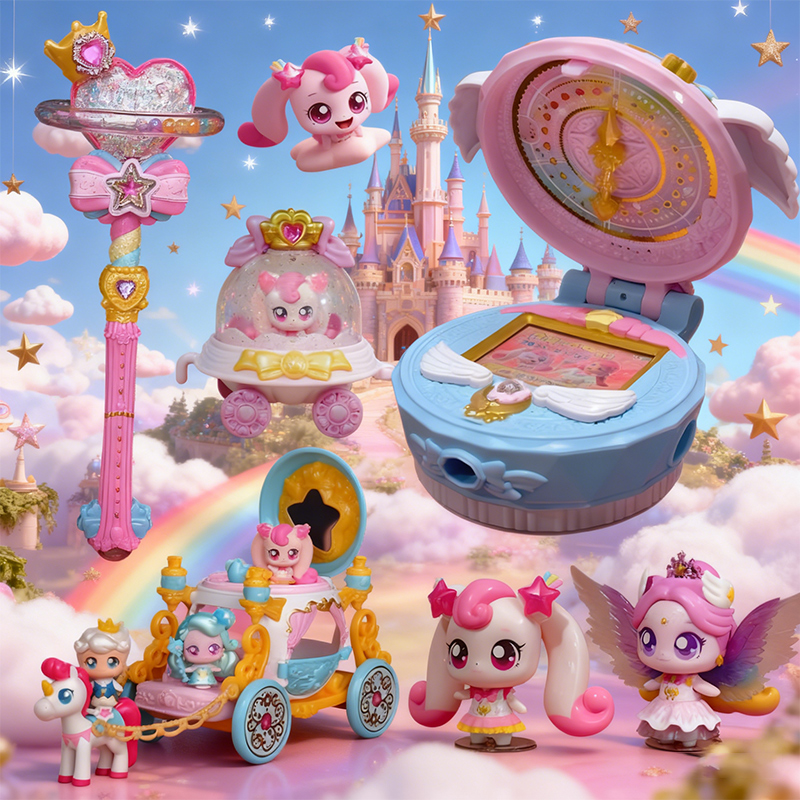 正版奇妙萌可第六季玩具闪耀流星极光萌可全套女孩公仔过家家玩具