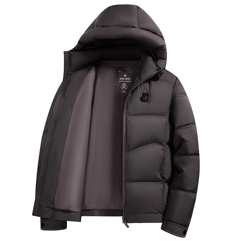 时尚冬季保暖连帽男士潮流百搭大码轻奢休闲短款羽绒服冬季上新KP