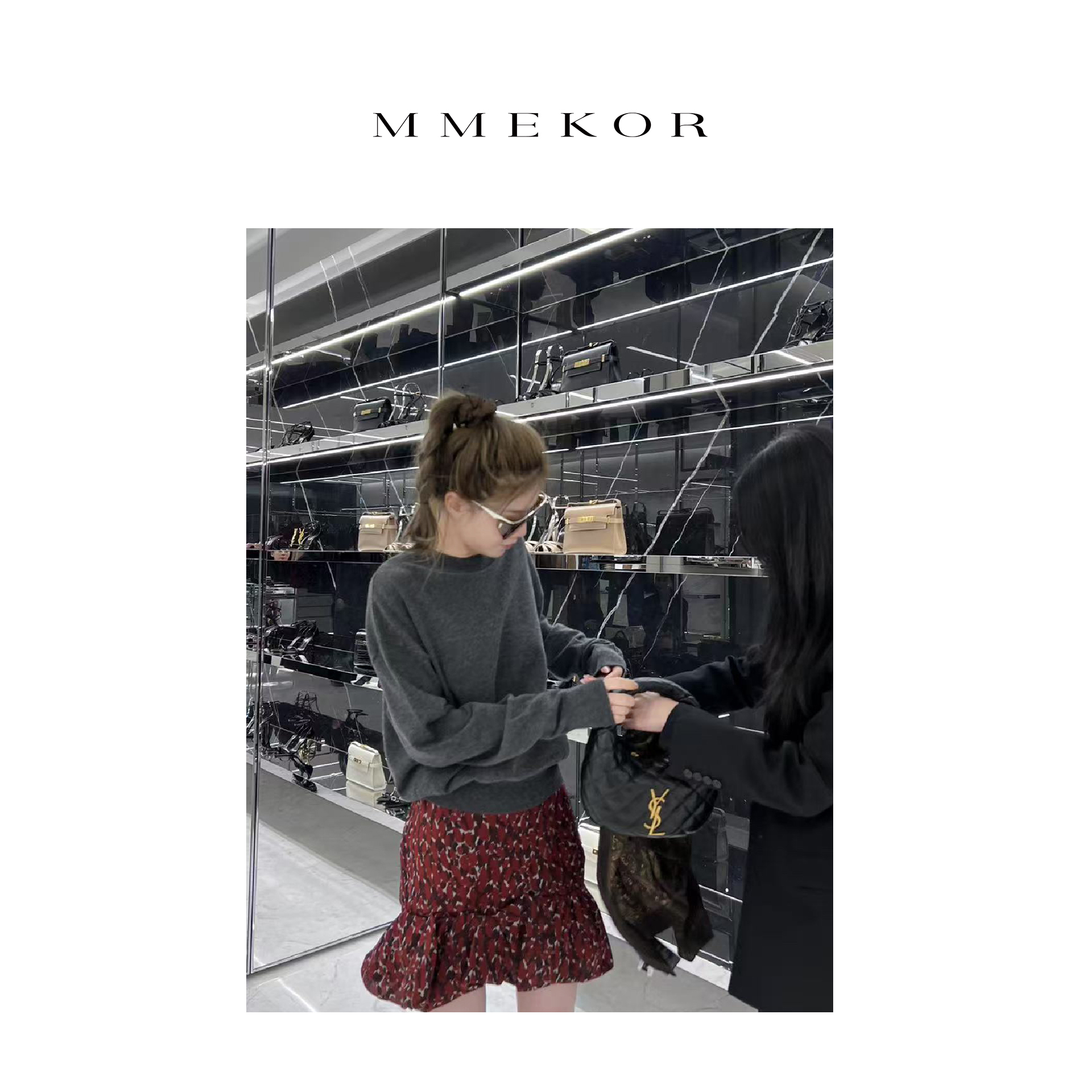 MMEKOR“紫标毛衣 ” 2025新款秋款职场不费力百搭上衣 30529