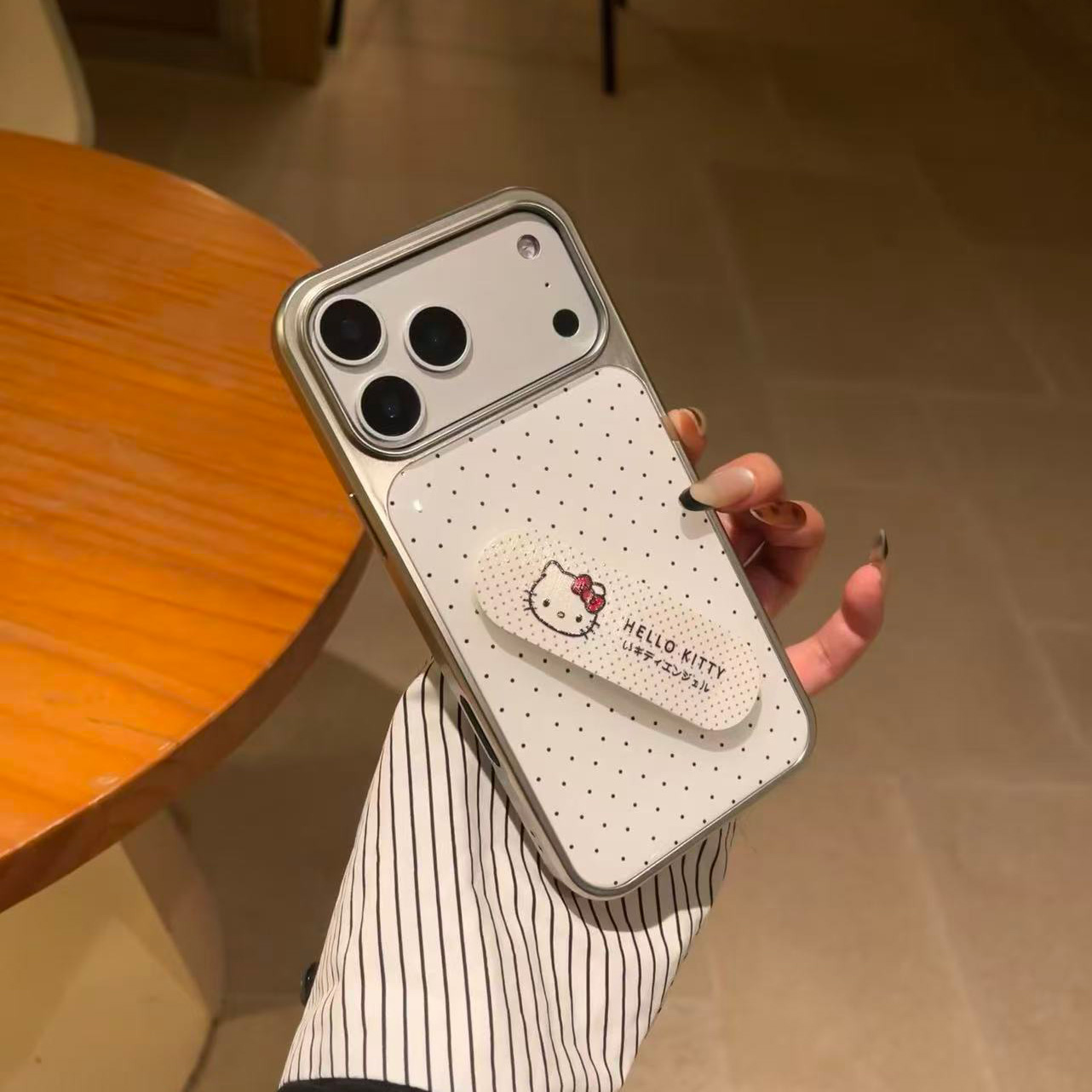 韩系电镀波点适用iPhone17promax手机壳苹果16pro可爱15/14少女心