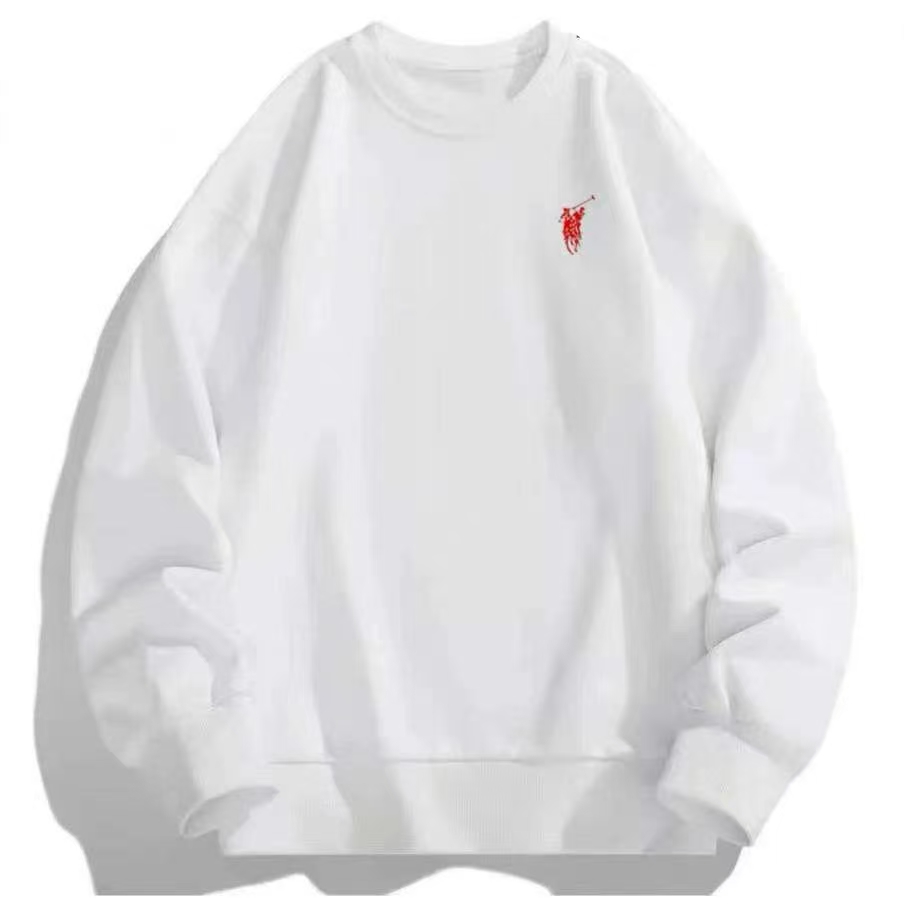 【买一送一】万针刺绣保罗战马男女同款潮流百搭卫衣-战马