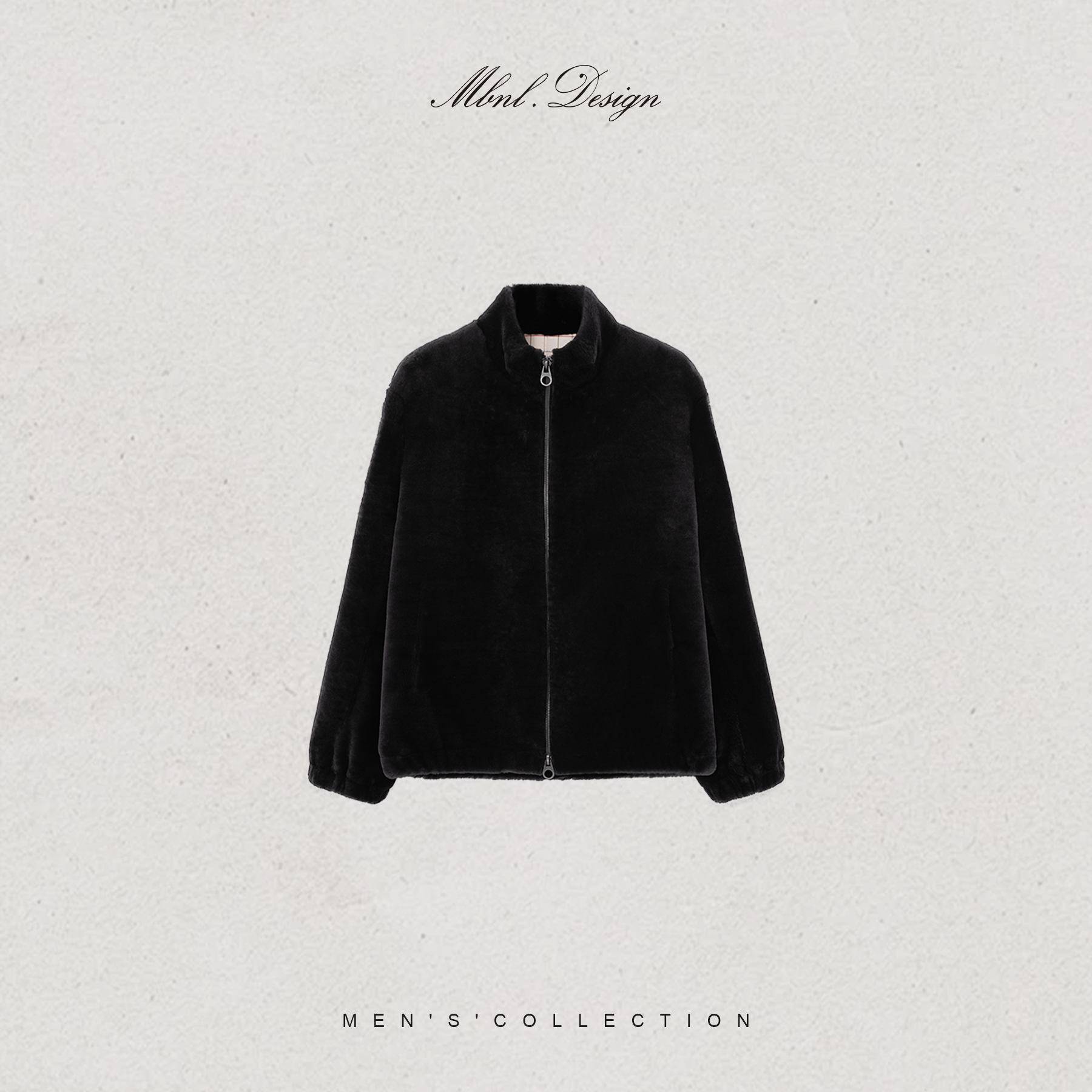 MBNL-F「L.P Fur」秦磊男装100羊毛皮双拉链皮毛一体皮衣LL-WWT0133