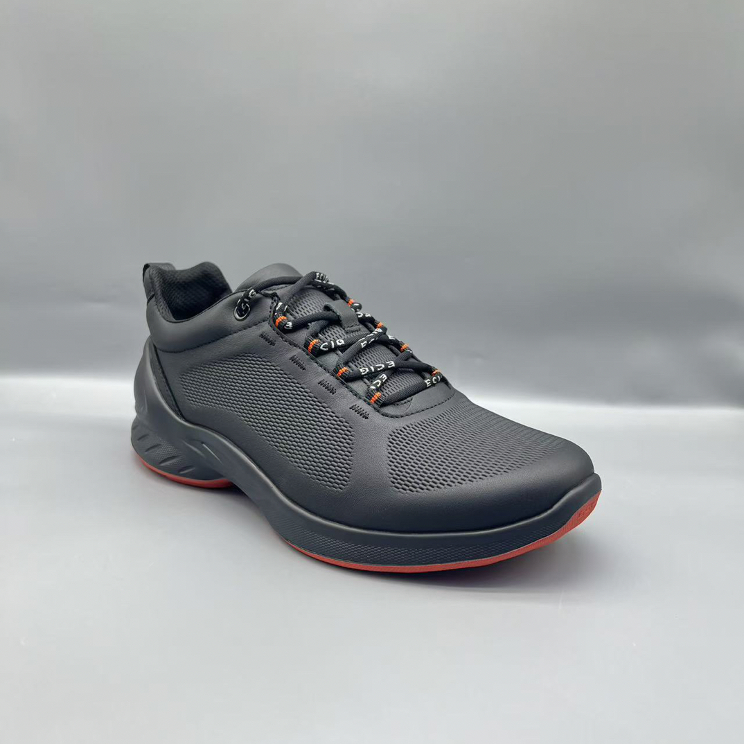 WolfEars广州狼耳25年秋冬新款小经典健步系列时尚男士休闲皮鞋