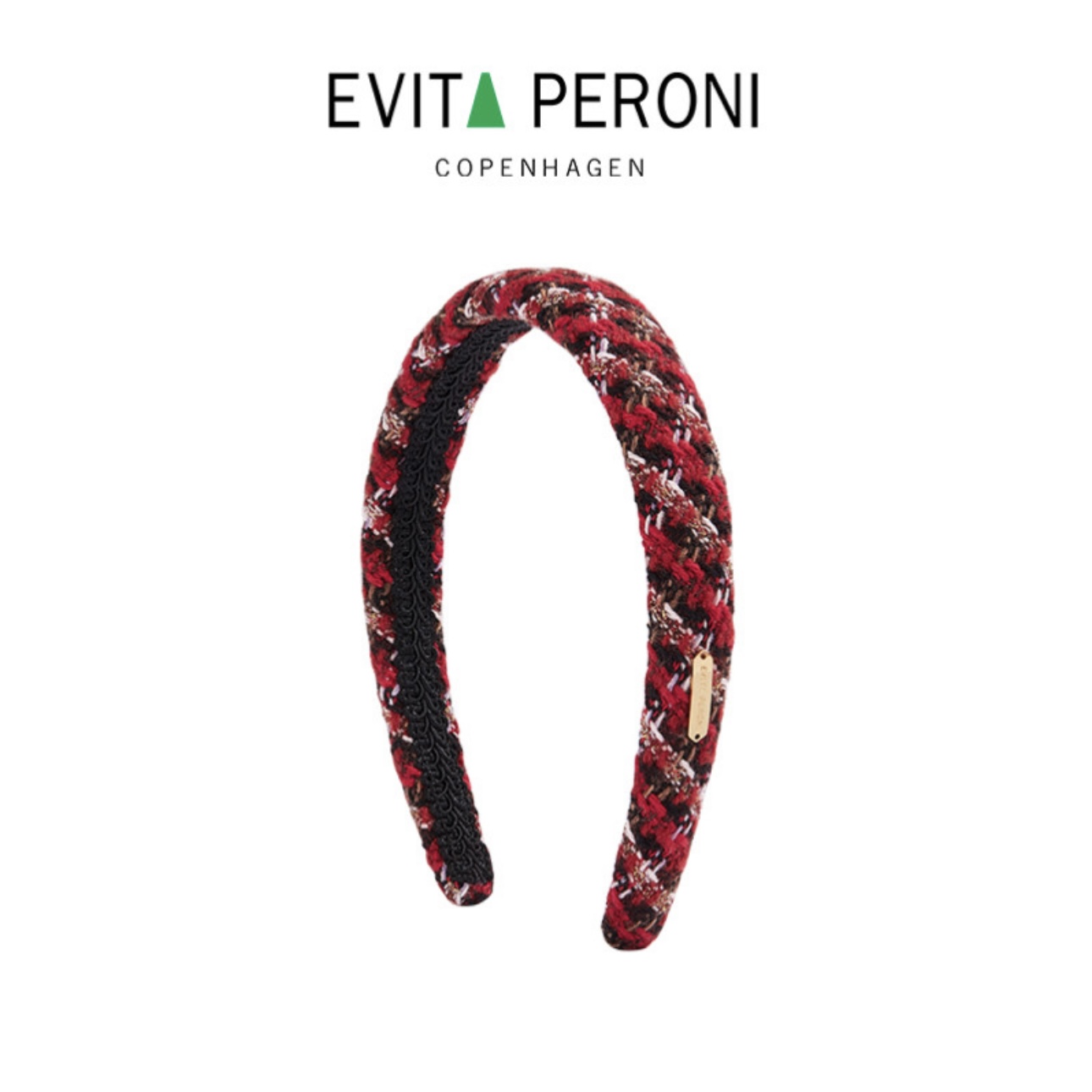 Evita Peroni/依慧达依慧达优雅小香风发箍宽边气质百搭秋冬DB