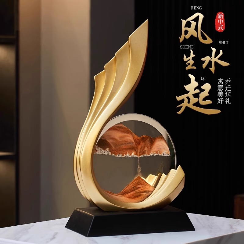 酒柜装饰品摆件轻奢高档客厅电视柜办公室高端大气上档次桌高级感