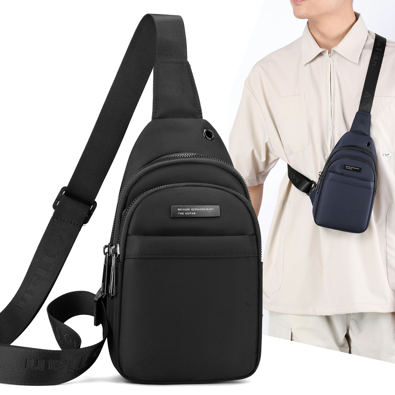 奥天户外百搭轻便手机包男包小挎包简约时尚休闲小包胸包斜挎包包