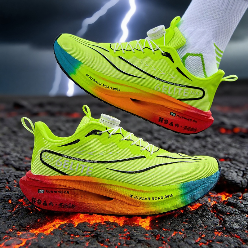 新款飞电6C跑步鞋男超轻学生专业碳板竞速夜光缓震赤兔8pro运动鞋