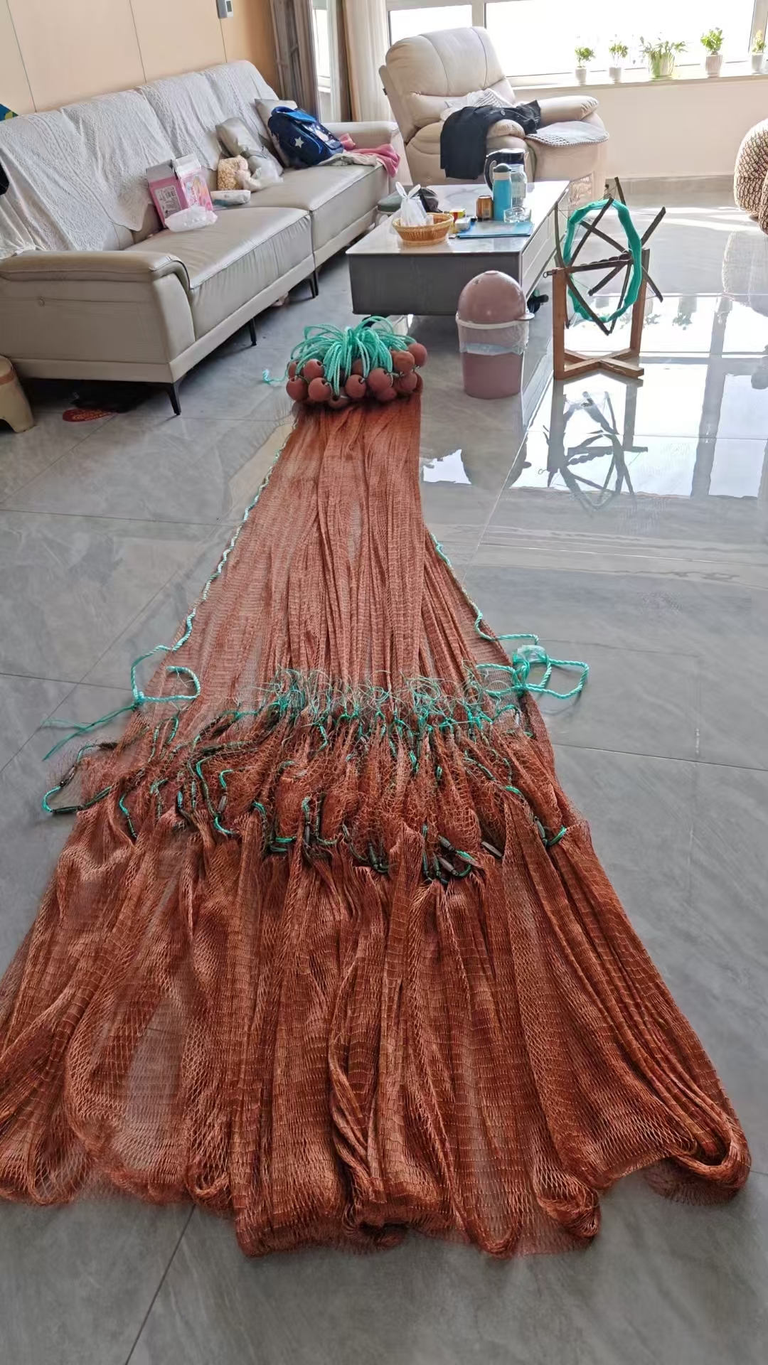 圆球大兜拉网捕捉网子适用于捕鱼专用网拖网拉网拉网捕鱼网