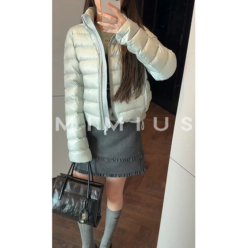 【mimius】P 可溯源三星安心羽绒 简约立领拉链排骨羽绒服 G12017
