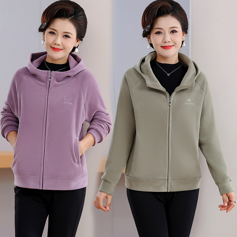 冬季新款加绒连帽奥粒绒休闲显瘦多色上衣外套 2410#