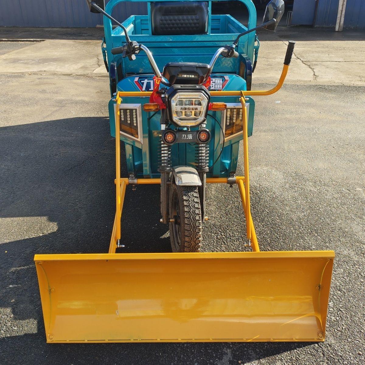 【651人好评】新款加厚三轮车带铲推雪铲推粮食推粪农用(注:需要