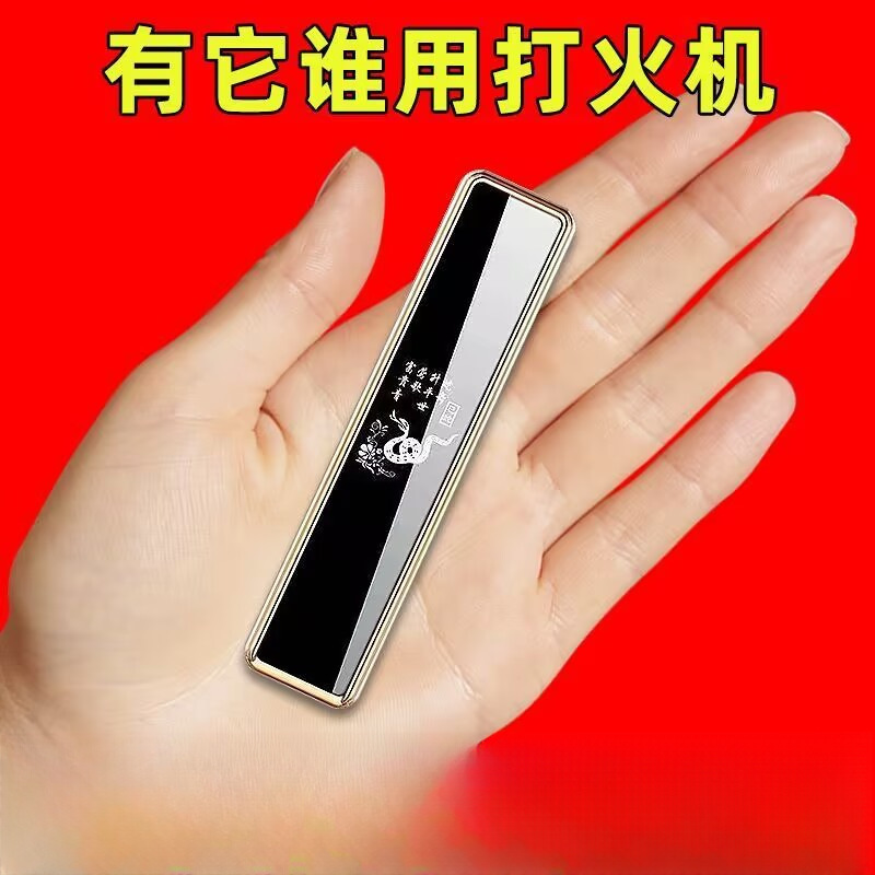 十二生肖充电打火机迷你便携男士礼创意潮USB充电静音点烟器防风