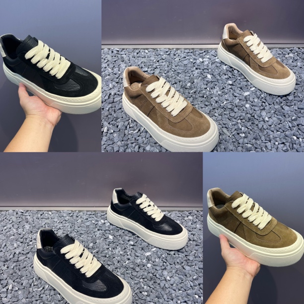 简约风厚底时尚潮流真皮前卫百搭透气款「单棉可选默认发单款」