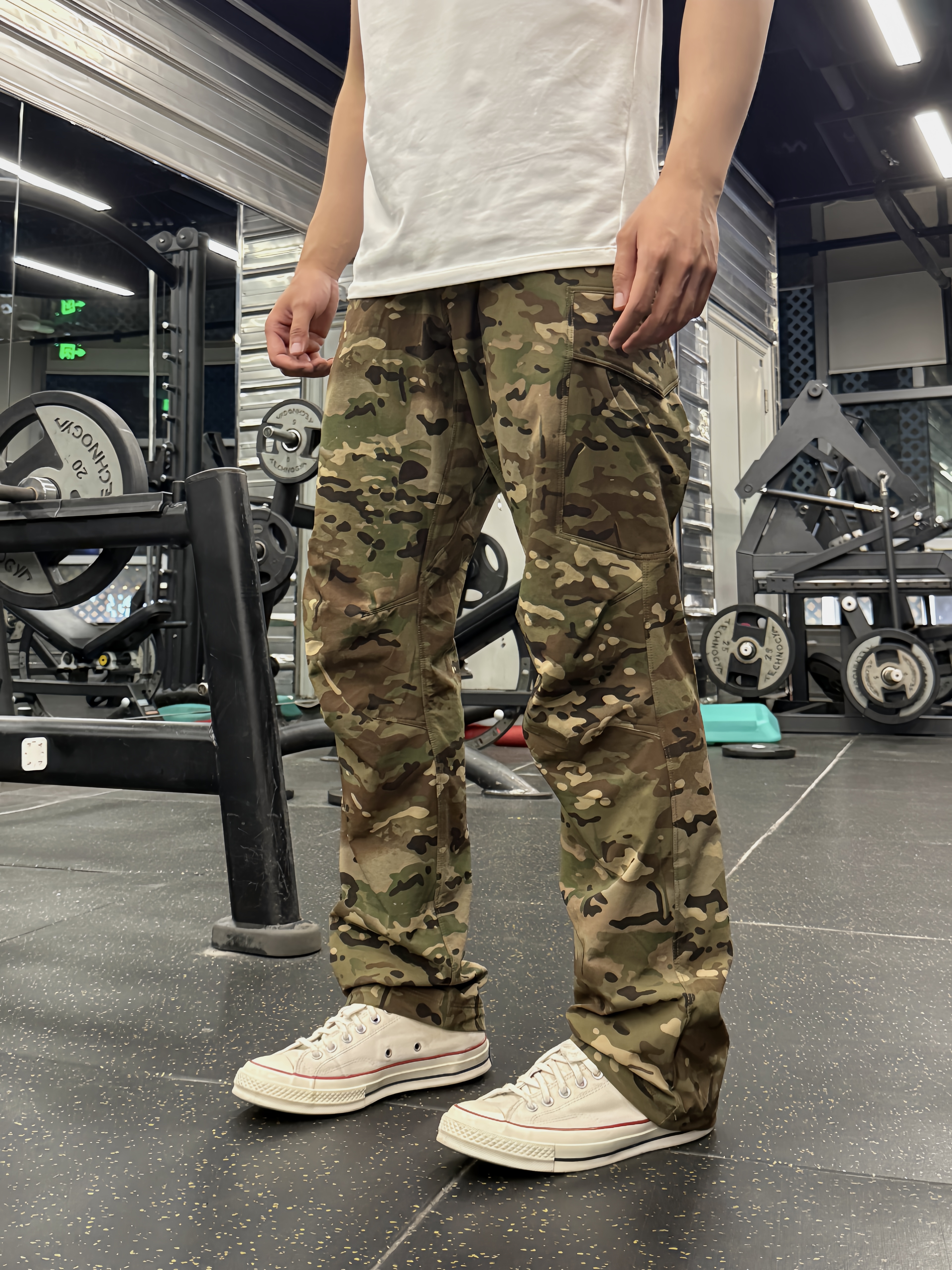 【TUG】军鸟透气软壳战术裤男弹力面料迷彩多口袋户外休闲工装裤