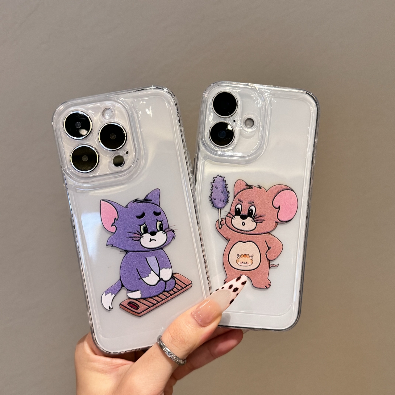 生气杰瑞适用苹果17promax情侣手机壳15太空壳小米华为16防摔