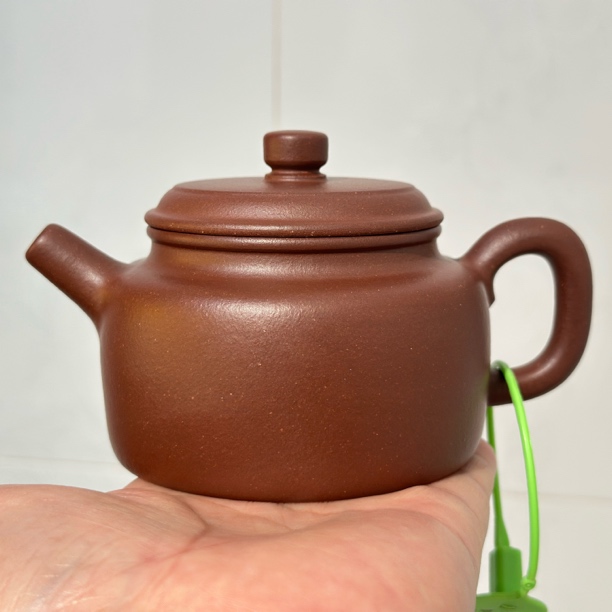 220CC黄龙山紫泥德钟壶 手工原矿紫砂壶 附光谱分析报告