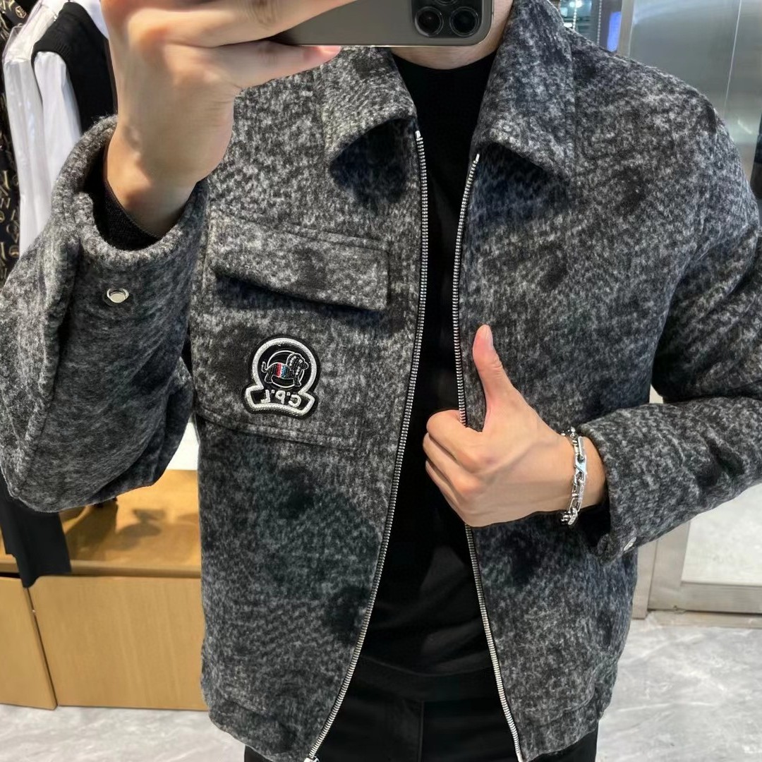 【卡珀拉外套】新款秋冬潮流休闲百搭轻奢男装修休闲男外套夹克0951