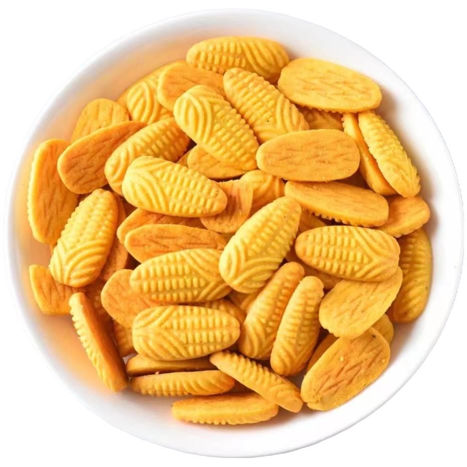 乐齐享玉米饼干黄金玉米粗粮饼干酥零食代餐谷物小饼干泡玉米糊