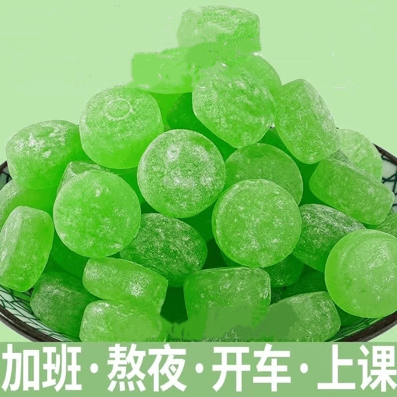 【清凉薄荷糖】强劲冰爽老式润喉硬糖清新口气传统糖果休闲袋装