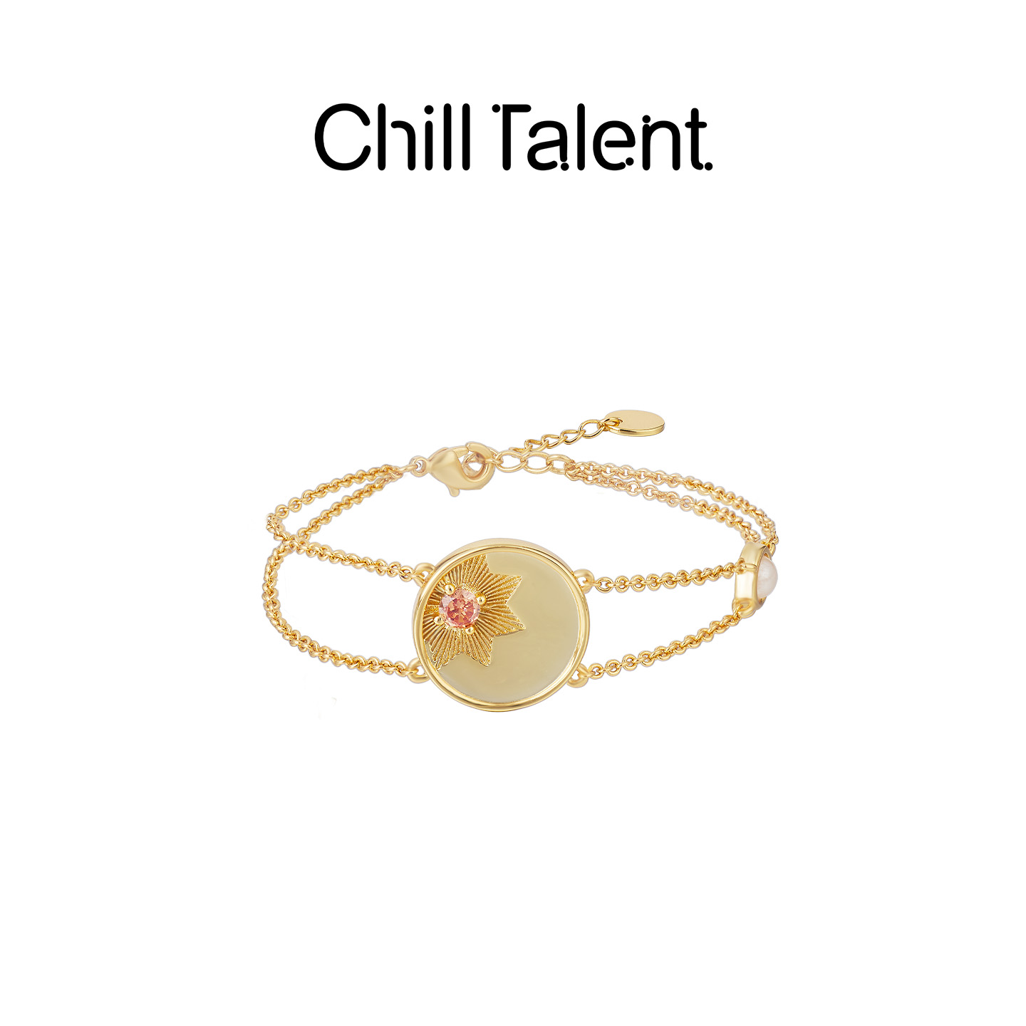 铜合金合成锆石手链 【新品】流光星耀手链轻奢浪漫时尚首饰