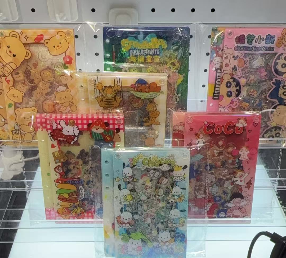 【新品】A6大小尺寸钱袋子摇摇本卡册存钱记账本卡通少女心高颜值