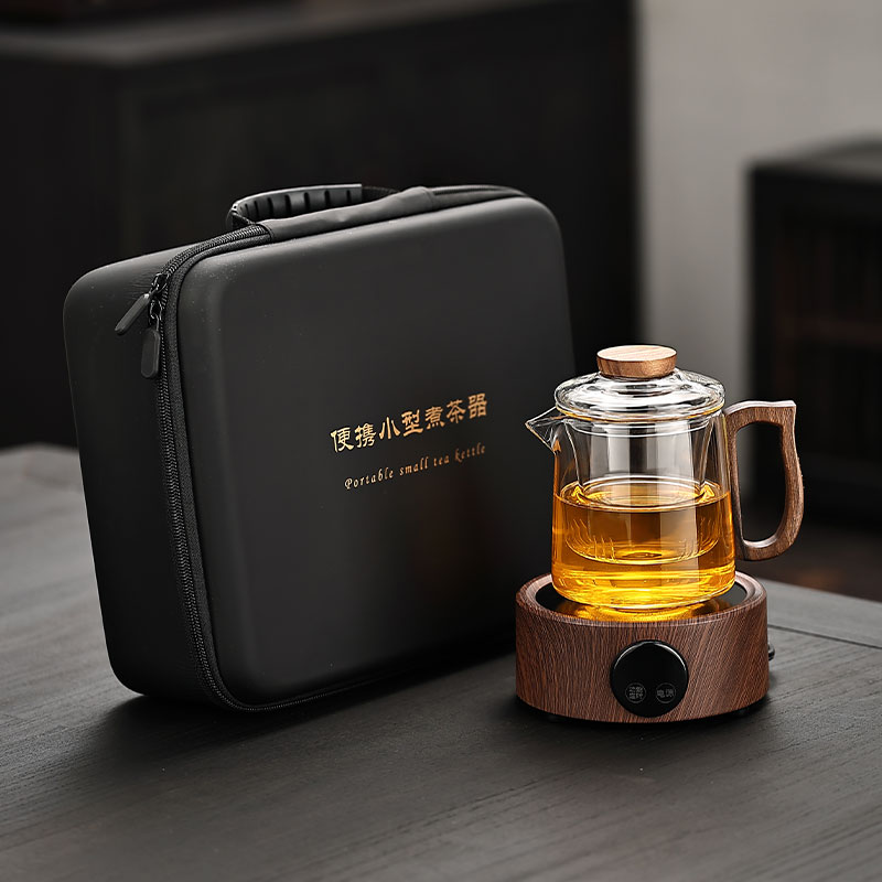 旅行便携煮茶器一人办公小型静音电陶炉茶壶家用养生壶花茶壶温奶