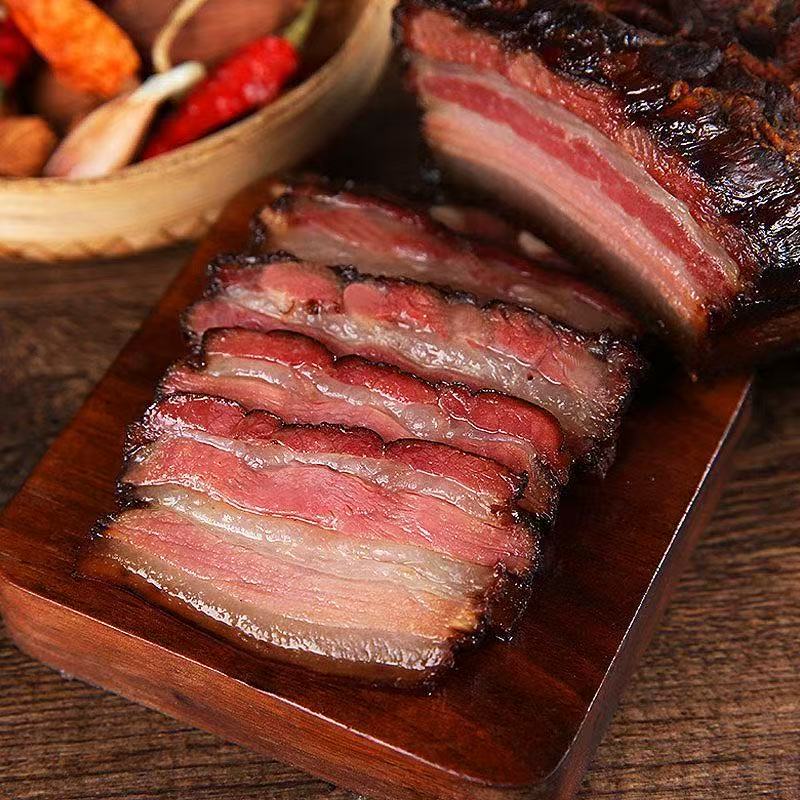 【买2斤送3斤】5斤湖南烟熏腊肉农家自制腊肉正宗特产z