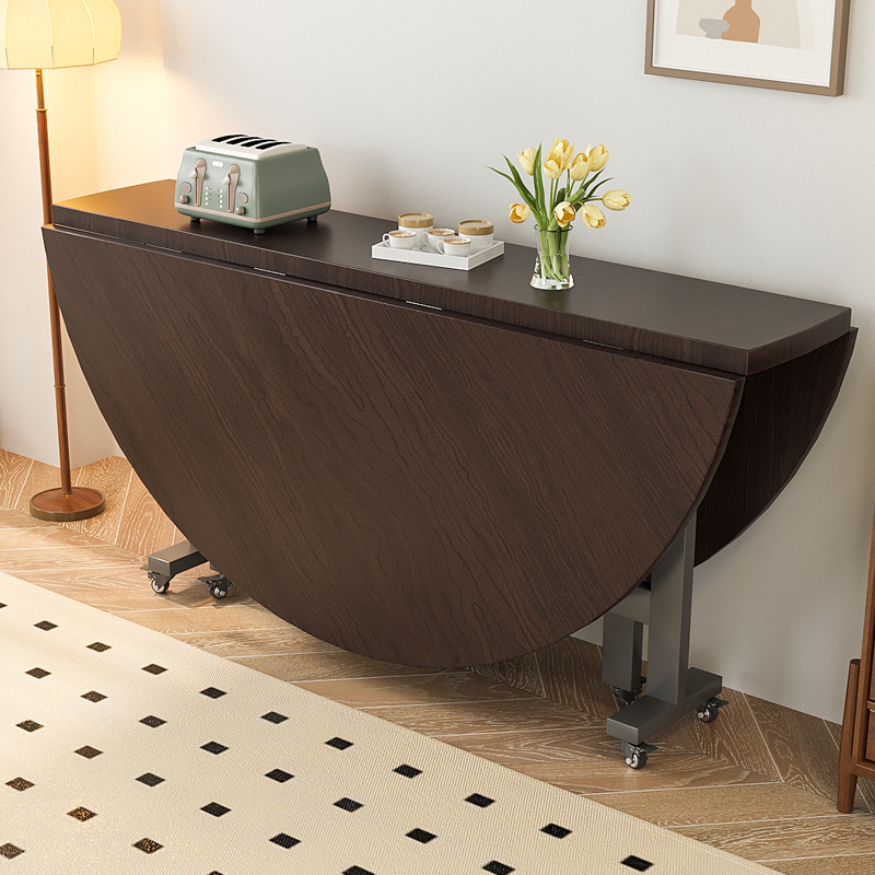 餐桌圆桌餐桌饭桌桌子折叠餐桌客厅家用饭桌可折叠餐桌家用吃饭桌