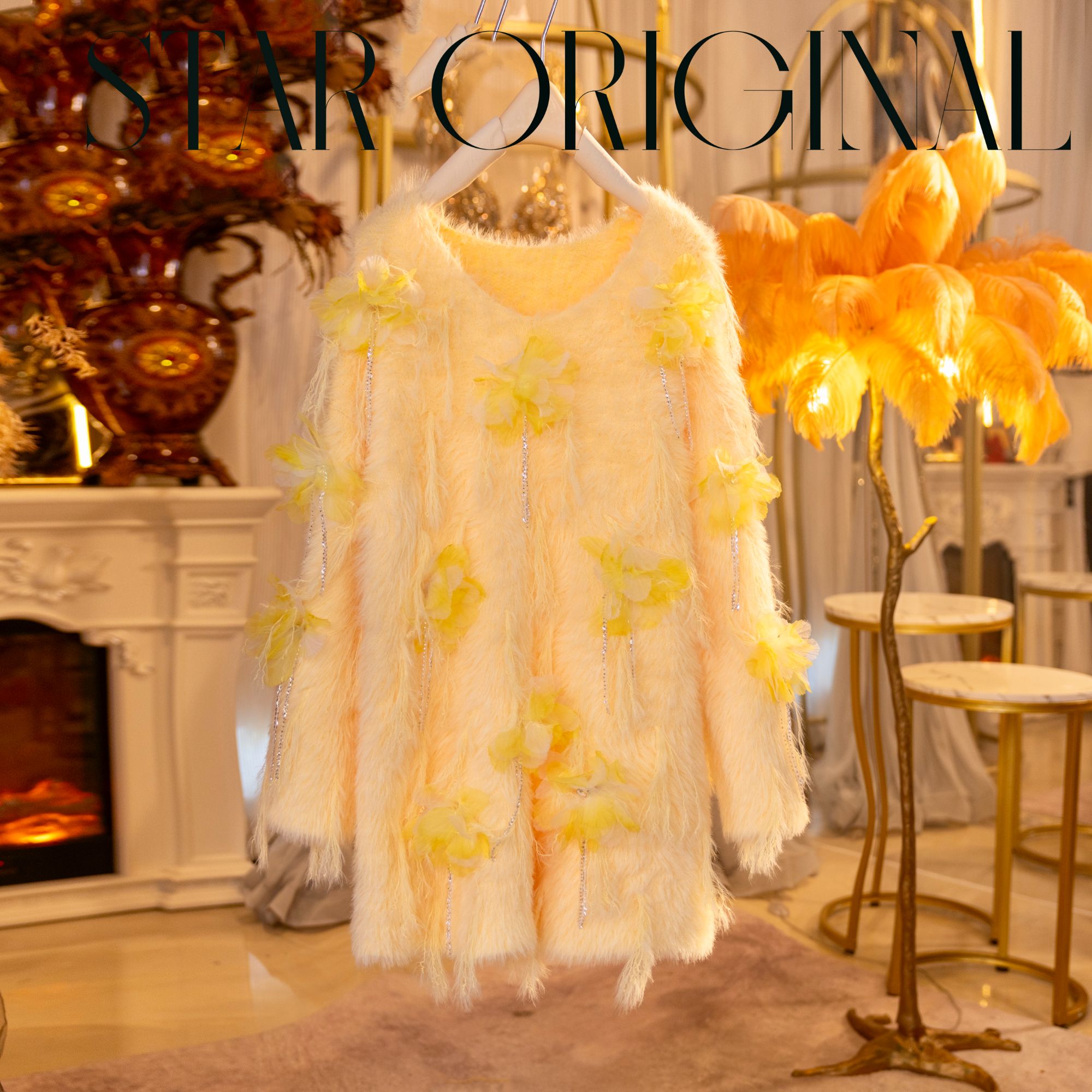 【星姐推荐】星原创高级定制「向日葵」设计师秋季小众轻奢名媛上衣