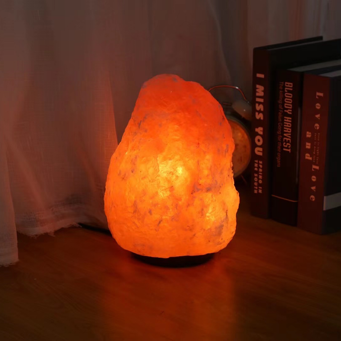 装饰灯房间插电创意氛围装饰灯小夜灯盐灯纯天然盐灯喜马拉雅盐灯